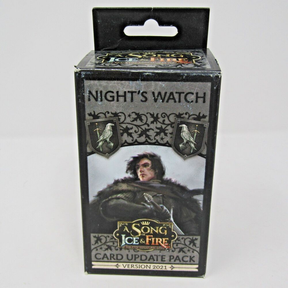 A Song of Ice & Fire: Night's Watch Card Update Pack (Version 2021) NEW